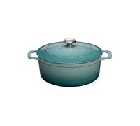Cocotte ronde en fonte émaillée 24cm bleu quartz - PUC472425 - Sublime - CHASSEUR