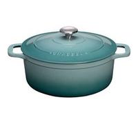 Cocotte ronde 24 cm Chasseur bleu - Chasseur - Bleu - Fonte émaillée bleu G