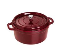 STAUB Cocotte ronde La Cocotte Staub fonte 3.8 L Rouge grenadine