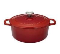 Chasseur Cocotte ronde PUC472658 – Fonte émaillée 26 cm – Rubis Sublime (intérieur noir)
