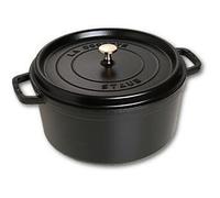 STAUB Cocotte ronde La Cocotte Staub fonte 8.4 L Noir