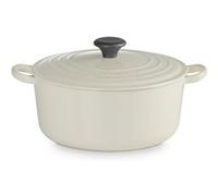 Cocotte Signature en fonte émaillée ronde 26 cm Crème