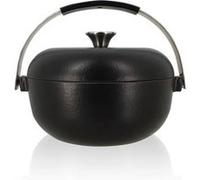 OGO Cocotte ronde en fonte émaillée Olaf 7930205 24 cm noir