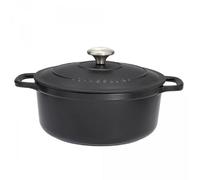 Cocotte ronde en fonte émaillée 10cm noir sublime - Chasseur - PUC471001 -