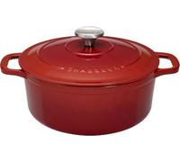 Chasseur Cocotte ronde en fonte émaillée PUC471658 16 cm 1,4 L Rubis Sublime (intérieur noir)