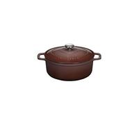 Cocotte ronde en fonte émaillée 20cm bois de rose puc472062