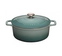 Cocotte ronde en fonte émaillée 24cm bleu quartz - PUC472425 - Sublime - CHASSEUR