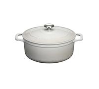 Cocotte ronde en fonte émaillée 24cm macadamia - PUC472461 - Sublime - CHASSEUR