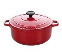 Chasseur Cocotte ronde en fonte émaillée PUC472458 24 cm Rubis Sublime (intérieur noir)