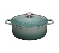 Cocotte ronde en fonte émaillée 28cm bleu quartz - PUC472825 - Sublime - CHASSEUR