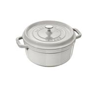 Cocotte Ronde en Fonte - STAUB - Truffe Blanche - 20 cm - 2,2 l - Tous feux dont induction