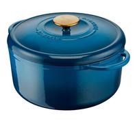 Cocotte Ronde Fonte 7,4l Tefal Pierre Gagnaire Heritage Bleu