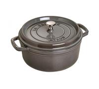 Cocotte Ronde Grise - 24cm - 3,80l - Tous Feux + Four - Staub