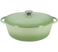 Cocotte Ronde Menastyl, 7 Litres, Fonte Acier Émaillé, Vert
