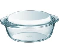 Cocotte Ronde Pyrex, Verre Borosilicate, 3 Litres, Haute Résistance Chaleur, Fabriquée en France