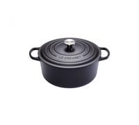 Cocotte Rond 20 cm Le Creuset Signature Fonte 21177200000430 Noir Mat