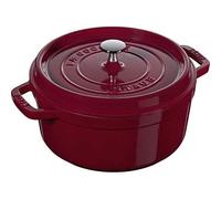 Cocotte - STAUB - 40502-294-0 - 24 cm - Émail noir mat - 2,8 l - Compatible induction