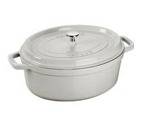 Staub Cocotte en fonte ovale Truffe Blanche 33 cm 6,7 L