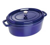 Cocotte - STAUB - Ovale - 31cm - 5,50L - Bleu Intense - Émaillée
