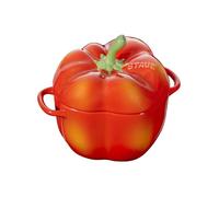 Staub Mini cocotte céramique Paprika 0,47 L Orange-rouge