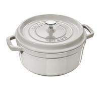 Cocotte - STAUB - Truffe Blanche - Ronde en fonte 24 cm - 3,8 l - Tous feux (induction)