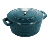Staub Staub La Cocotte Cocotte Twister 20 cm, ronde, La-Mer, fonte