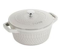Staub Cocotte Twister La Cocotte en fonte 24 cm 4 L Truffe blanche