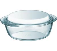 Cocottes PYREX Lot de 2, Verre Rond, 1,6 L, -40°C à +350°C, Résistant aux chocs thermiques