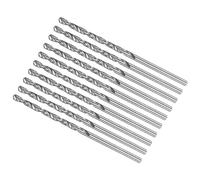 CoCud 10 -Pièces Micro Perceuse Mèches 1.85mm pour Cuivre Métal Bois | 6542 Haute Vitesse Acier Entièrement Sol Torsion Perceuse Mèche, Perceuse Diamètre 48mm Total Longueur