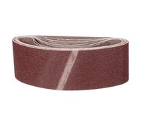 CoCud 12 Pcs 100mm x 533mm Bande Abrasive Outil de Sculpture sur Métal | 80 Grain, pour Affûteur de Couteaux pour Affûtage pour Ponceuse à Bande