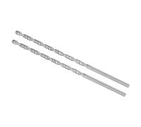 CoCud 2-Pièces Extra Longue Torsion Perceuse Mèche pour Cuivre Métal | 4.5mm Perceuse Diameter 160mm Total Longueur, Haute Vitesse Acier Torsion Perceuse Mèche, Bois Aluminium