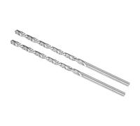 CoCud 2-Pièces Extra Longue Torsion Perceuse Mèche pour Cuivre Métal | 5.5mm Perceuse Diameter 160mm Total Longueur, Haute Vitesse Acier Torsion Perceuse Mèche, Bois Aluminium