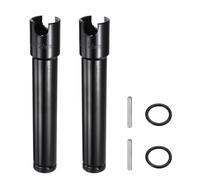 CoCud 2Pcs Douille Impact Fendue 6 Points 27mm 1/2" Extra Longue | 200mm,Acier au Carbone,Boulon Axe Broche Écrou Lépidoptère,avec Goupille et Joint Torique