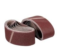 CoCud 30 Pcs 76mm x 533mm Bande Abrasive 40/60/80 Grain Bande Affûteuse | Pour Affûtage Couteau Outil Métal Travail Bois