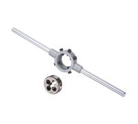 CoCud Ensemble de Poignée de Porte-Filière, Filière M10x1.5 et Adaptateur de e Filière pour OD 30 mm/pour Filières M10-M11 - (Applications: pour Réparation Filetage), 1 Ensemble
