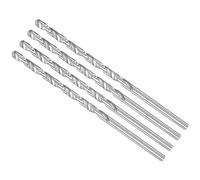 CoCud Extra Longue Torsion Perceuse Mèche 6mm Dia 160mm Longueur HSS 4pcs | Torsion Perceuse Mèche Haute Vitesse Acier pour Cuivre Métal Bois Aluminium
