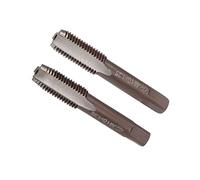 CoCud Filetage Main Tarauds M10 x 1,25 Filetage Métrique Alliage 1Paire | Outil Acier Vis Taraudage Cône Fond Taraud pour Machine Filetage Réparation