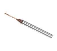 CoCud Fraise à Bout Carré, Coupe de 1mm x 12mm, Longue Portée, Revêtement en Carbure de Titane (à l'Échelle Nanométrique), 4 Flûtes pour Fraiseuse CNC