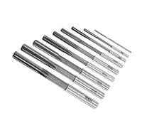 CoCud Mandrin Alésoirs Ensemble, 2mm 3mm 4mm 5mm 6mm 7mm 8mm 9mm 10mm Diamètre H8, Fraisage Fraise - (Applications: pour Tour Perçage Machine), 9- Pièces