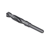 CoCud Réduit Tige Foret Forage, 17,5mm Coupe Bord 1/2" Tige, Nitrure Enduit Haute Vitesse Acier 6542 Torsion Perceuse Mèches - (Applications: pour Acier Inox Métal Bois)