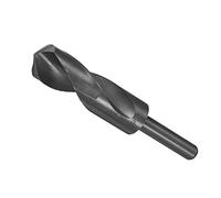 CoCud Réduit Tige Foret Pointe, 27mm Coupe Bord 1/2" Tige, Nitrure Enduit Haut Vitesse Acier 9341 Tordu Foret Forage - (Applications: pour Inox Acier Metal Bois)