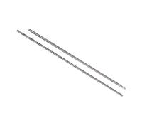 CoCud Taraud et Perceuse Mèche Ensemble, M3 x 0.5 Filetage 150mm Longueur Taraud 2.5mm Perceuse Diamètre, Métrique Extra Longue Machine Visser&Torsion-(pour Tapotement),1-Ensemble