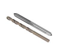 CoCud Taraud et Perceuse Mèche Ensemble, M6 x 0,5 Taraud Filetage 5,5 mm Perceuse Diamètre, Métrique Machine Vis Taraud-(pour Filetage Tapotement Réparation), 1-Ensemble