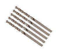 CoCud Tordu Foret Forage, 2.8mm Coupage Bord, Titanium & Nitrure Revêtu Haut Vitesse] Acier 6542 Rond Queue - (Applications: pour Acier Inox Perceuse Machine), 5 -Pcs