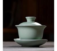 CODAO Service à thé Bone China Tea Sets Gaiwan Tea Porcelain Pot Set for Travel Beautiful and Easy Kettle