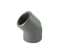 Codital Coude 45° PVC Pression à Coller FF Ø63 de Raccord PVC Pression