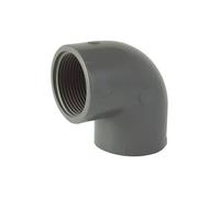 Codital Coude 90° PVC Pression à Visser FF 1" 1/4 de Raccord PVC Pression