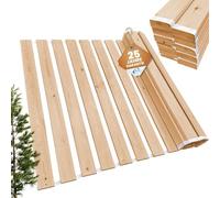 Coemo Sommier déroulable 80 x 200 cm - 21 Lattes - Sommier à Lattes Extra Solide en Bois Massif - Charge maximale : 250 kg - Sommier à Lattes déroulables pour lit Simple ou Double