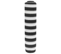 Coespram Brise-vue anthracite et blanc - 1,8 x 50 m - En polyéthylène haute densité - 195 g/m² - Pour clôture de jardin, balcon - Filet d'ombrage - Protection contre le vent