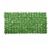 Coespram Brise-vue pour balcon avec feuilles vertes, 200 x 100 cm, lierre artificiel pour jardin et terrasse, haie artificielle facile d'entretien comme clôture décorative